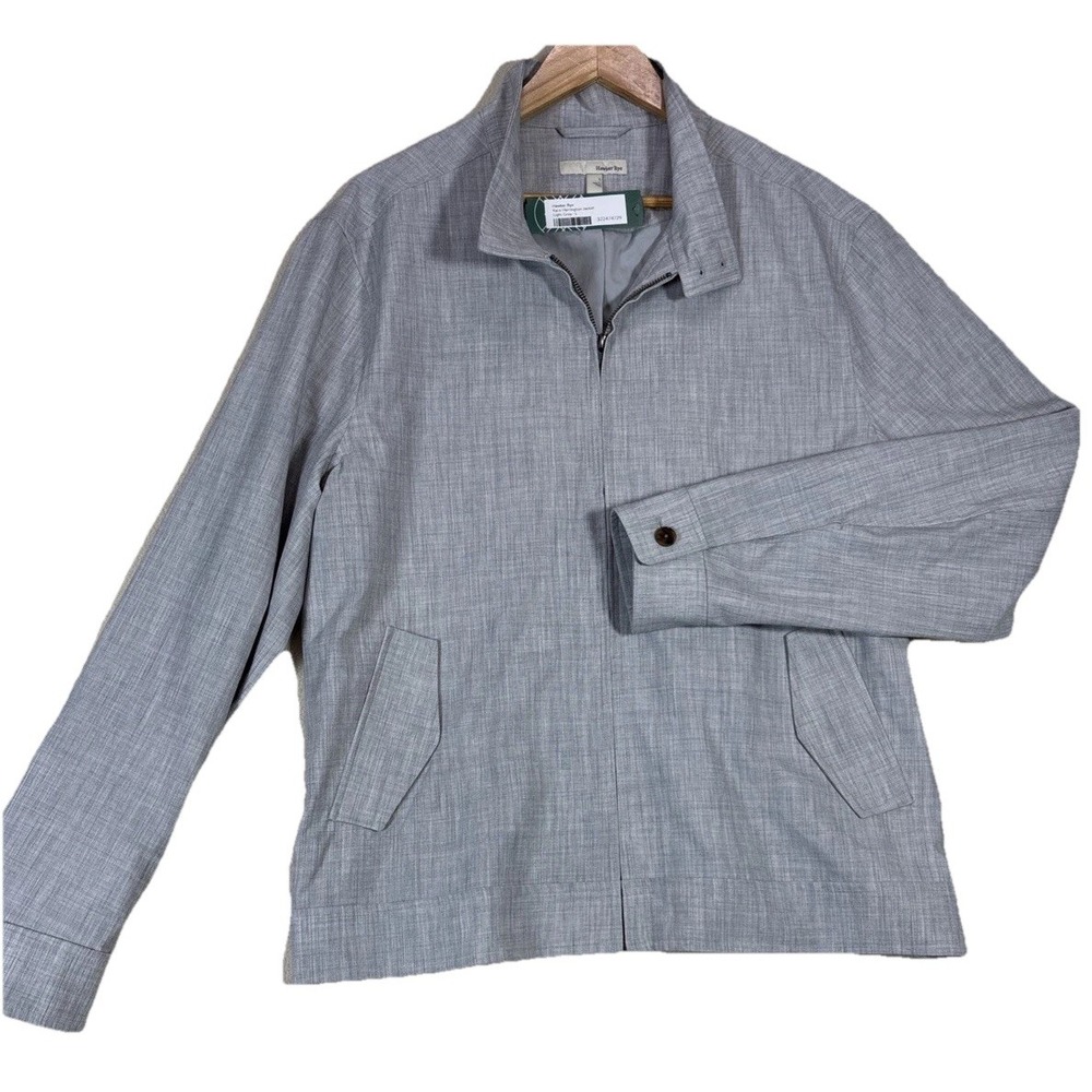 Hawker Rye Full Zip Harrington Jacket‎ Gray Sz Large NWT Stitch Fix